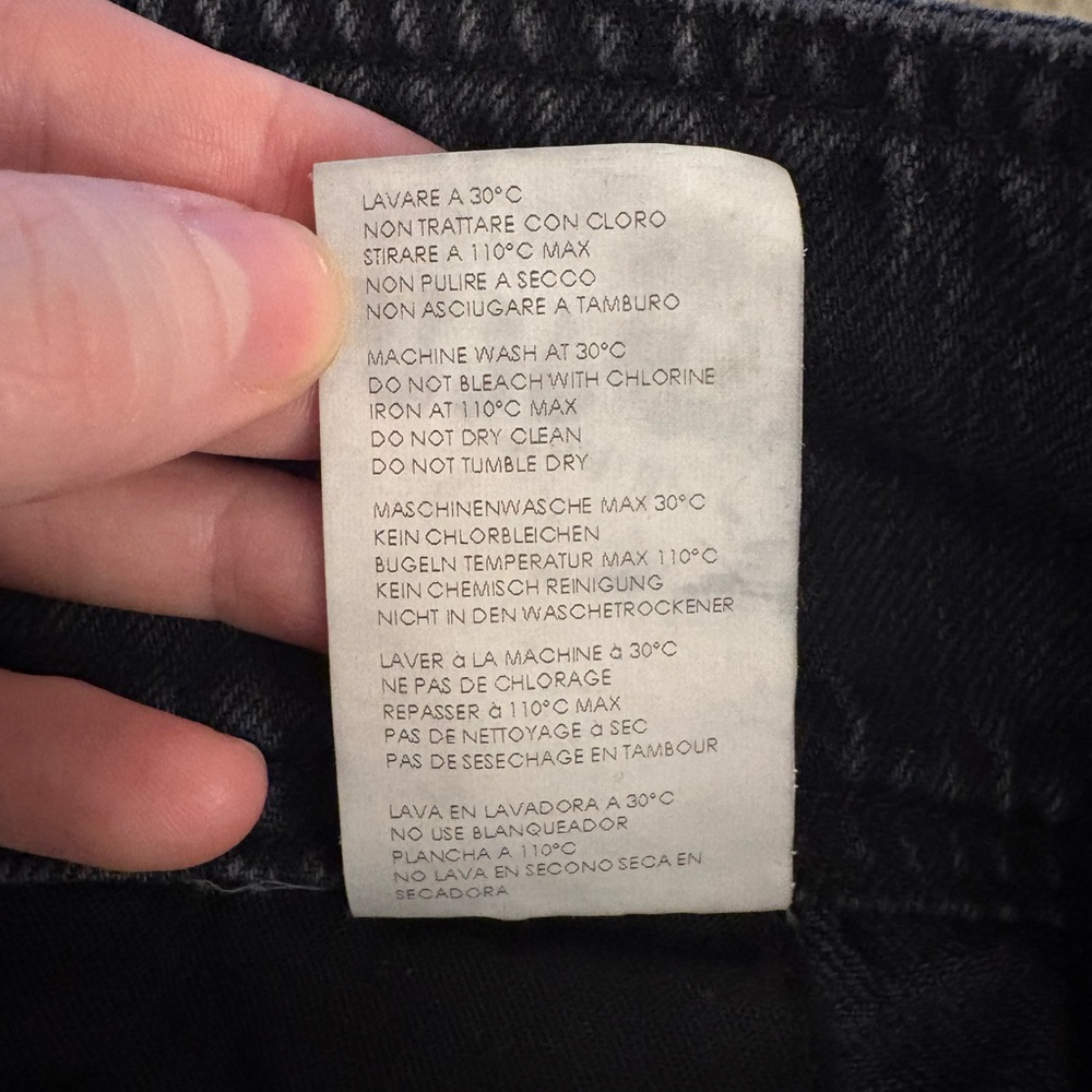 IRO Black High-Waisted Jeans with Belt UK 36 Worn once - Picture 5 of 5
